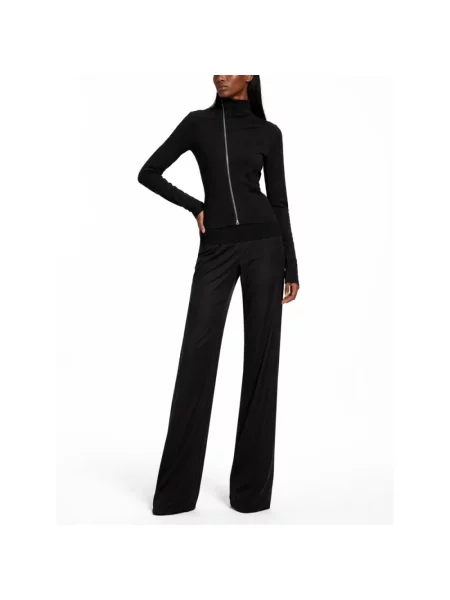 Spodnie Rick Owens z kaszmiru czarne