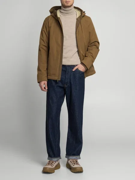 Пуховик Woolrich коричневий