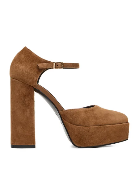 Pantofi pumps Eva Minge maro