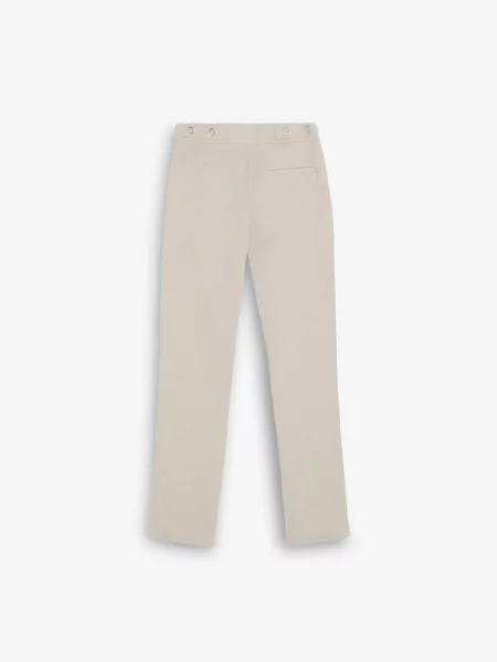 Scalpers Pantaloni natural alb
