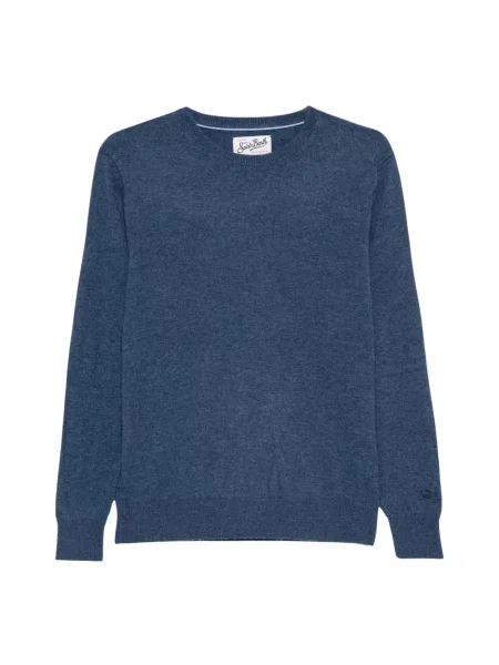 Sweter Mc2 Saint Barth wełniany niebieski