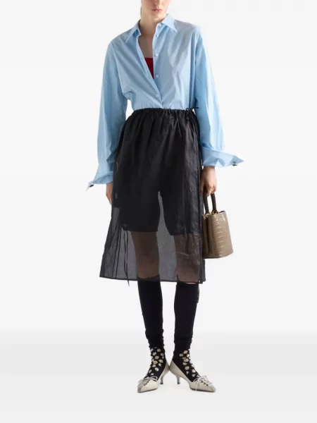 Fustă midi Prada negru