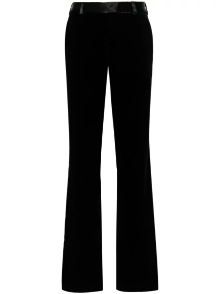 Pantaloni Palm Angels de catifea negru