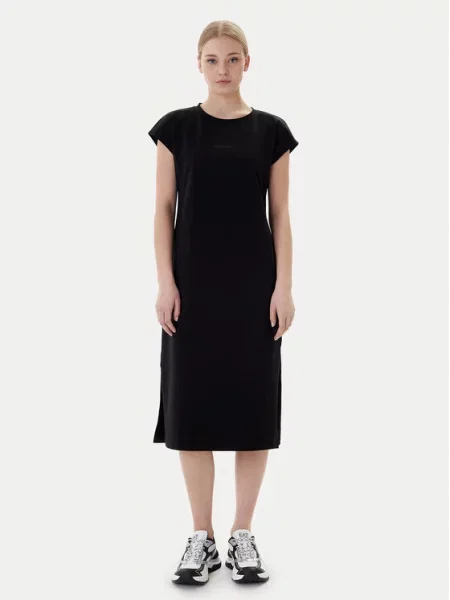 Повседневное платье Ea7 Emporio Armani черное