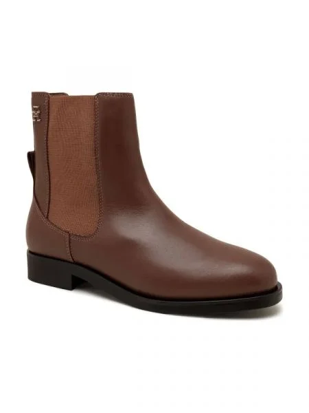Tommy Hilfiger De piele ghete chelsea ELEVATED ESSENT THERMO BOOTIE maro