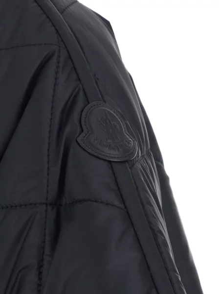 Geacă Moncler cu glugă negru