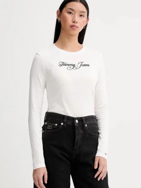 Tommy Jeans longsleeve biały