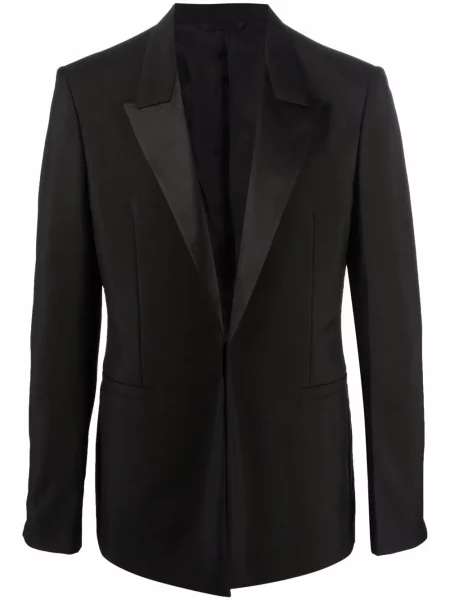 Sacou Givenchy din satin negru