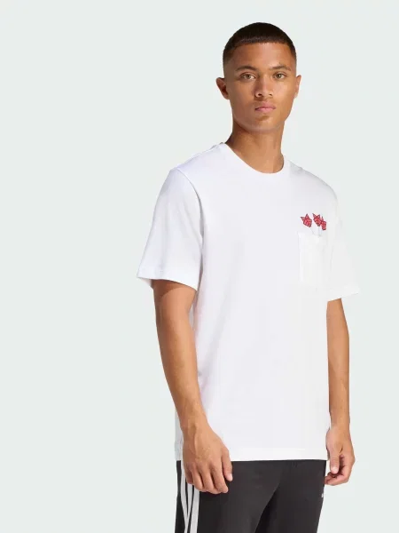 Футболка adidas білий