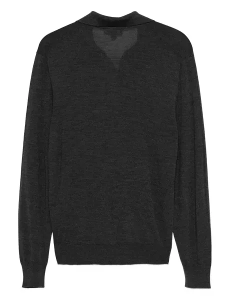 Polo Sease de lână negru