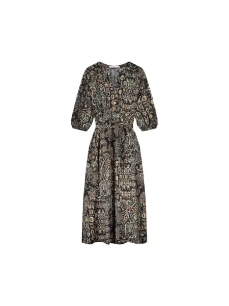 Długa sukienka maxi Summum Woman szara