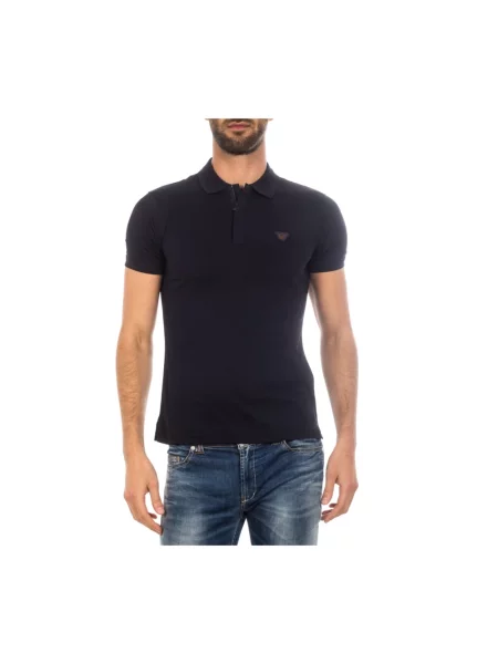 Koszulka polo Armani Jeans niebieska