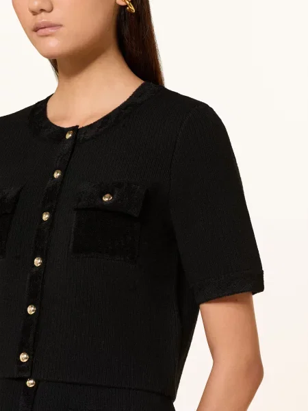 Claudie Pierlot Kardigan schwarz czarny