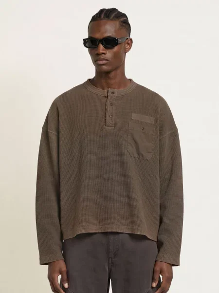 Represent Tričko S Dlouhým Rukávem khaki