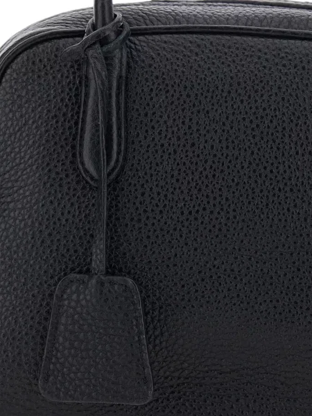Geantă shopper Nothing Written din piele negru