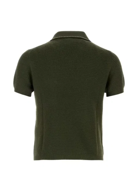 Gulerat tricou polo Versace verde