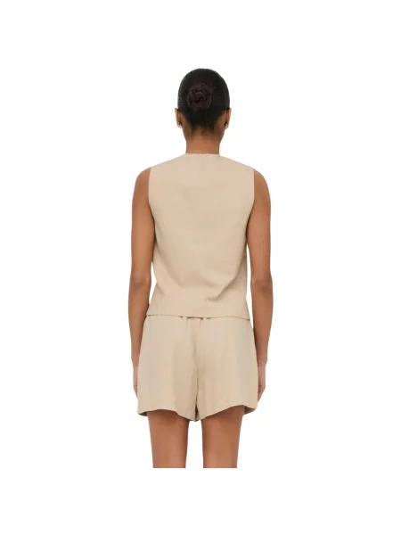 Vestă Only de in bej