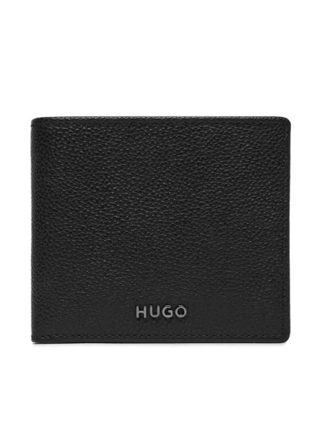 HUGO Портфейл черен