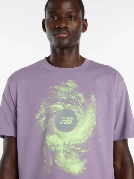 Футболка New Balance фіолетова