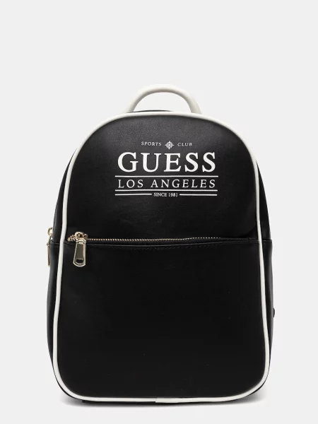 Раница Guess FANCY дамска малък с принт черно