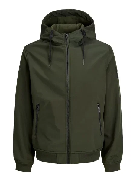 JACK & JONES Geacă de primăvară-toamnă Basic oliv