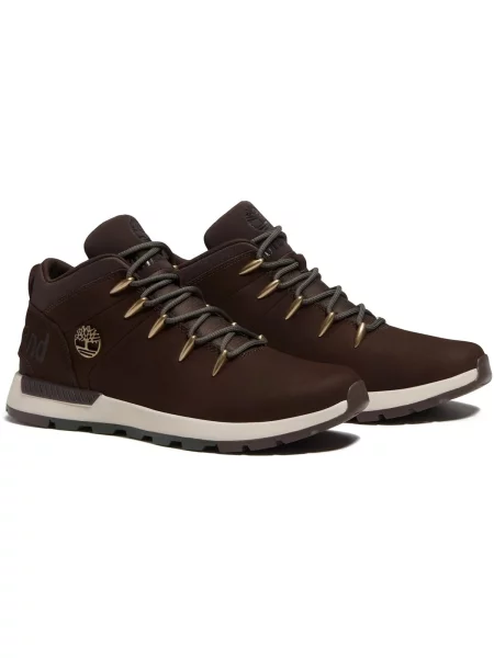 Pantofi Timberland din dantelă maro