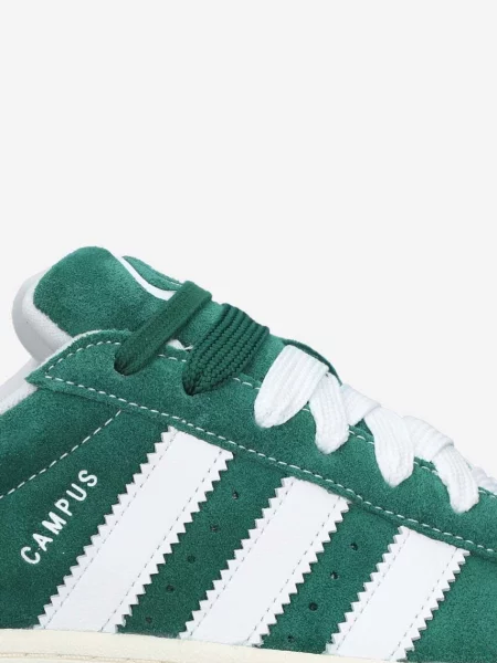 Замшеві кросівки adidas Originals Campus зелений