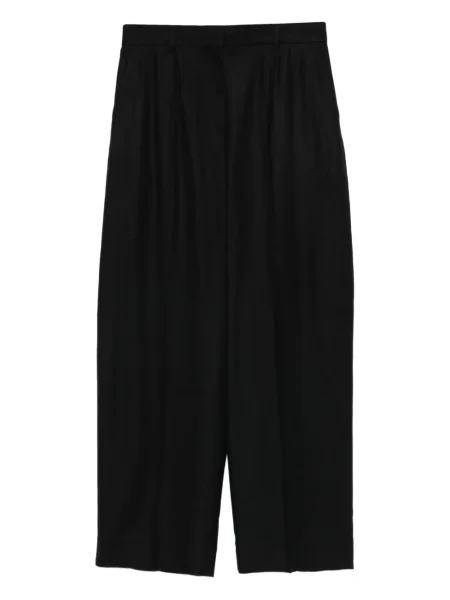 Pantaloni Toteme de flanelă negru