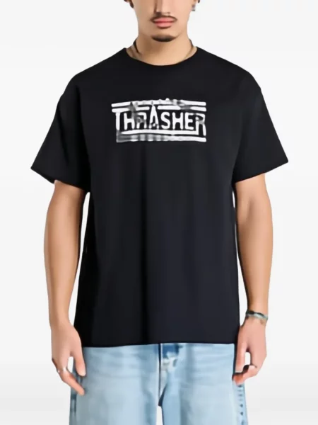 Tricou Thrasher cu imagine negru