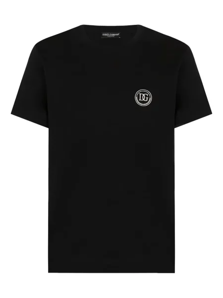 Tricou Dolce & Gabbana cu broderie negru
