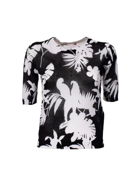 Sweter Max Mara Studio z nadrukiem czarny