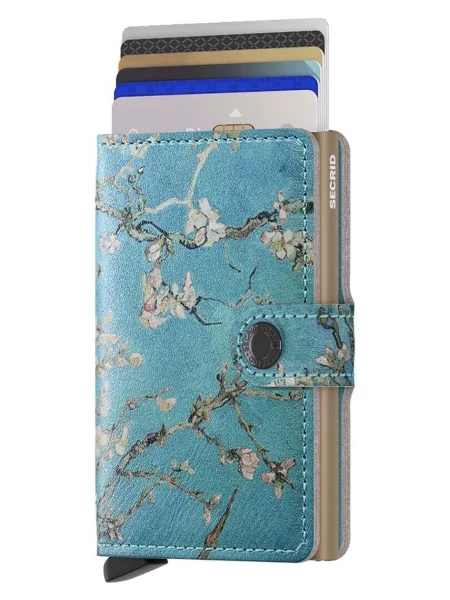 Secrid portfel skórzany Miniwallet Art Almond Blossom