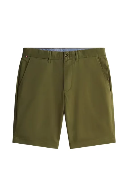 Pantaloni scurți Tommy Hilfiger cu autograf verde