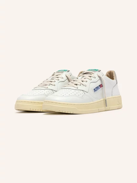 Autry Sneakersy Medalist Low Hj / šedá / zelená bílá