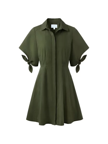 Rochie Tanya Taylor cu legături verde