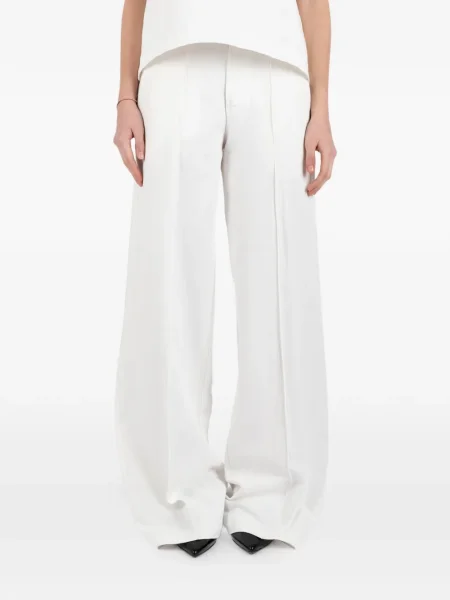 Pantaloni Société Anonyme alb