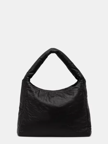 Kožená shopper kabelka Fila černá