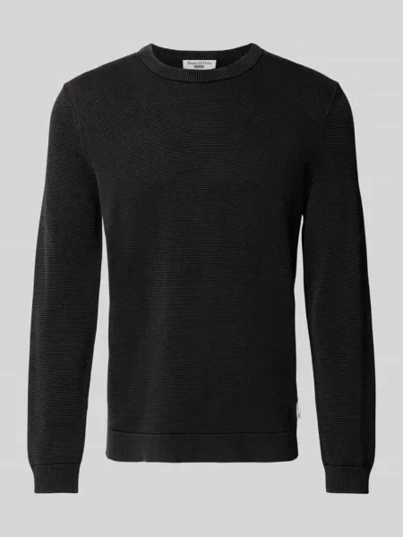 Sweter o kroju regular fit z czystej bawełny Marc O'polo Denim czarny