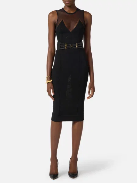 Платье Elisabetta Franchi черное