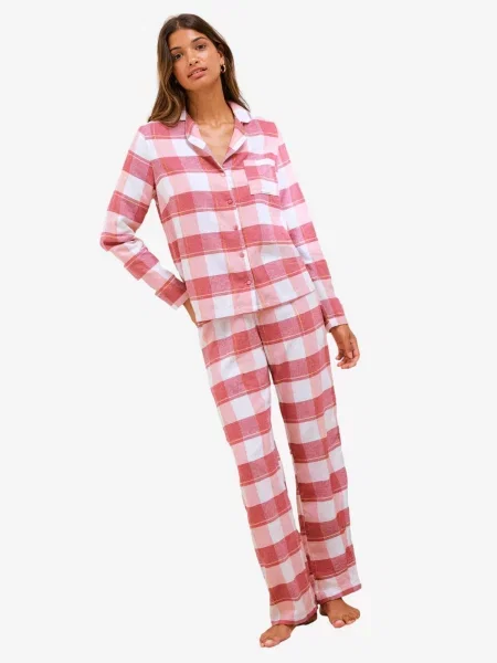 Friends Like These Pijama auriu / roz / magenta alb