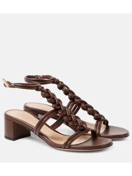 Sandale Gianvito Rossi din piele maro