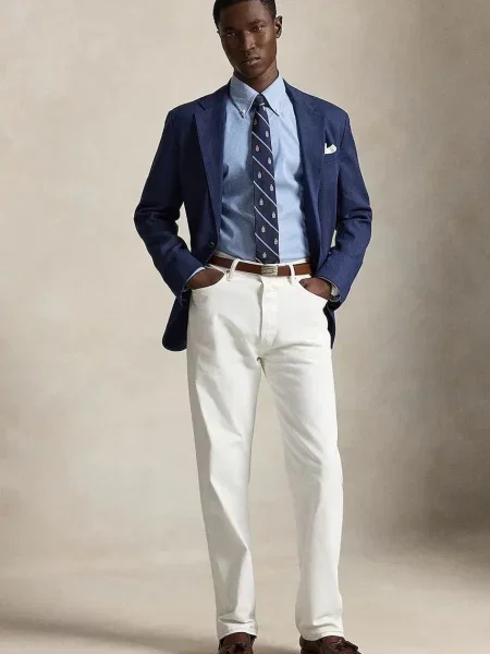 Polo Ralph Lauren koszula oxford niebieska