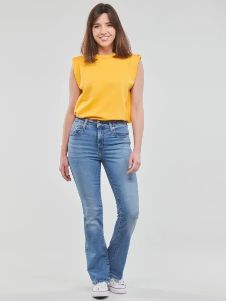 Blugi evazați Levi's® cu talie înaltă albastru