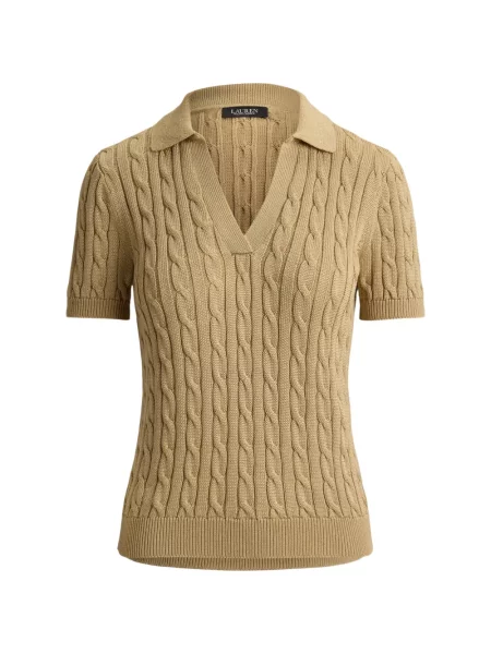 Scurt tricou Lauren Ralph Lauren tricotate