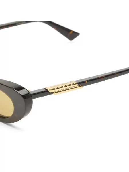 Okulary przeciwsłoneczne Bottega Veneta Eyewear żółte
