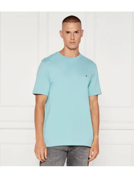 TOMMY HILFIGER Tricou ESS SEASONAL aqua albastru