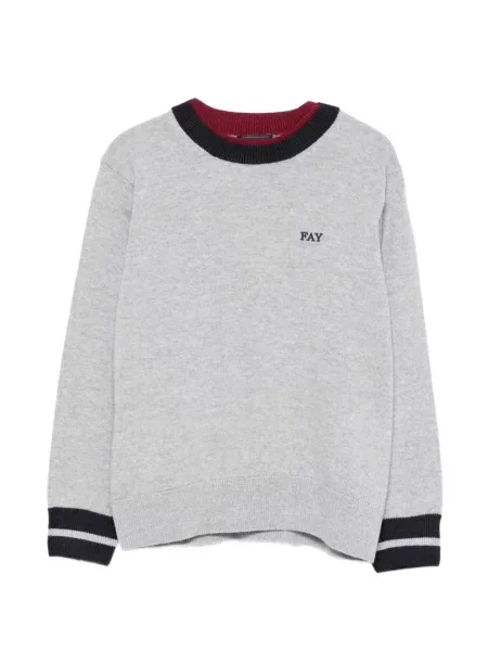 Sweter dziecięcy Fay szary