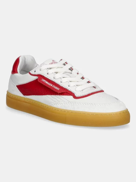 Copenhagen Kožené sneakers boty Leather bílé