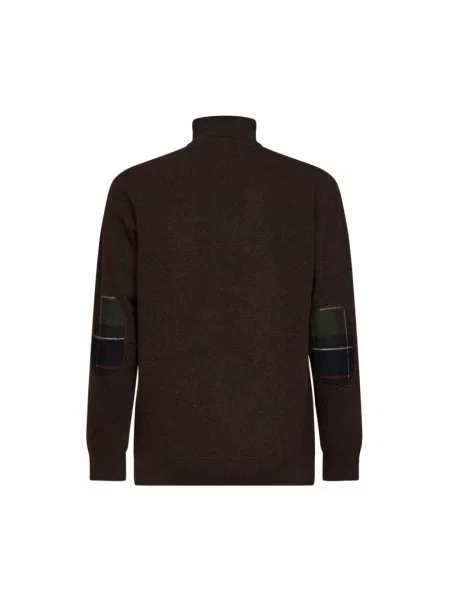 Bluza rozpinana Barbour wełniana brązowa