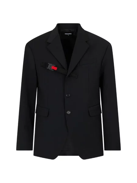 Sacou Dsquared2 cu cataramă negru